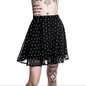 Killstar Aurora I’m a Mystery Skater Skirt - NWT